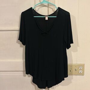 Oversized stretchy top